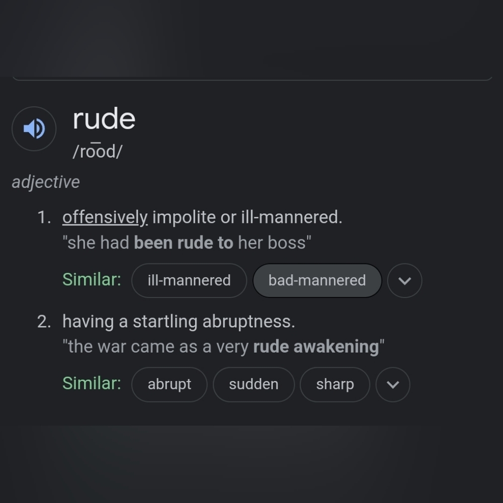 No RUDE Poshers Allowed